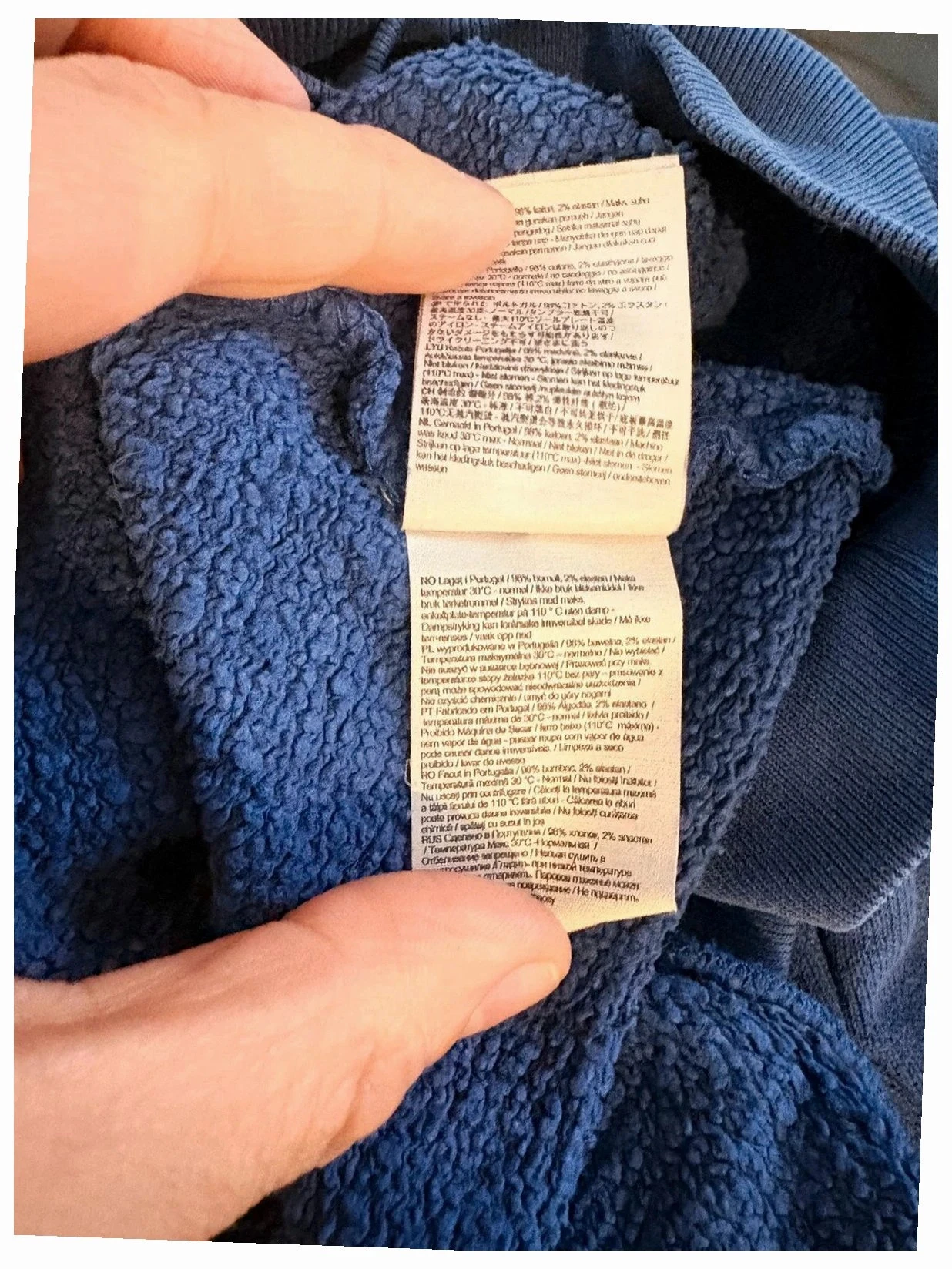 American Vintage Blue Hoodie, Size S. – photo 3